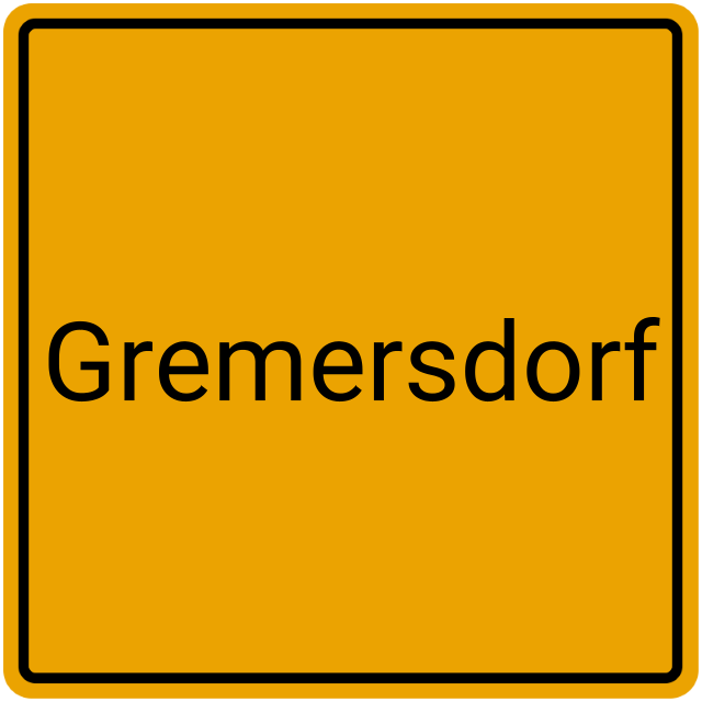 Meldebestätigung Gremersdorf