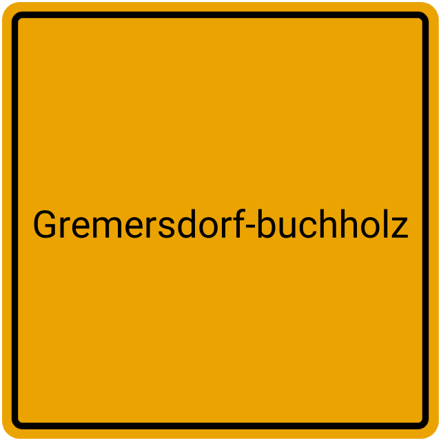 Meldebestätigung Gremersdorf-Buchholz