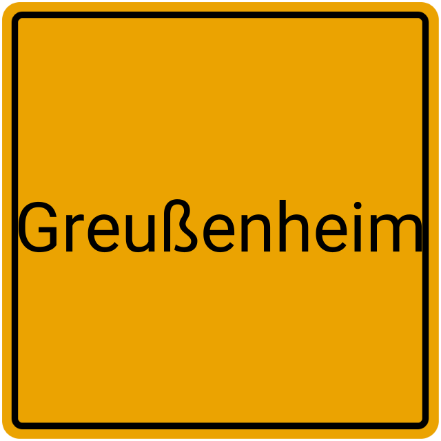 Meldebestätigung Greußenheim