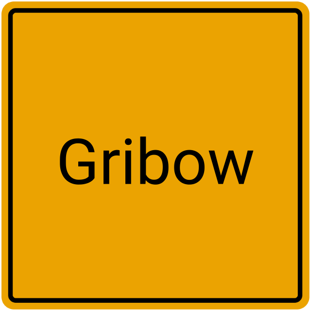 Meldebestätigung Gribow