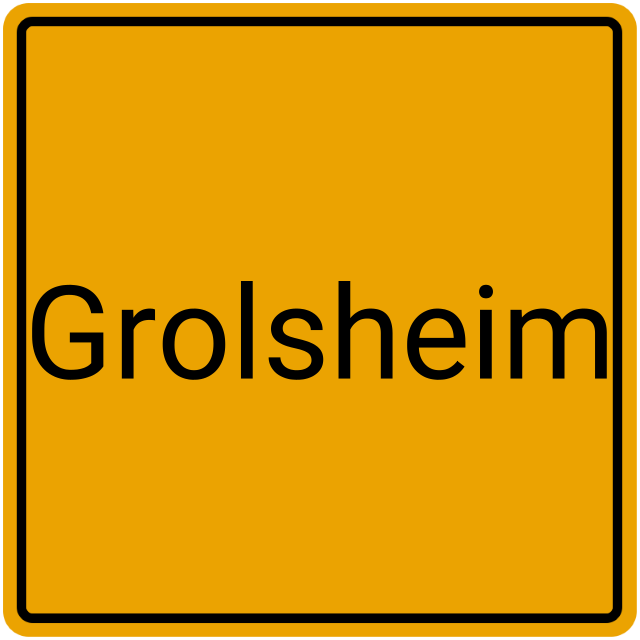 Meldebestätigung Grolsheim