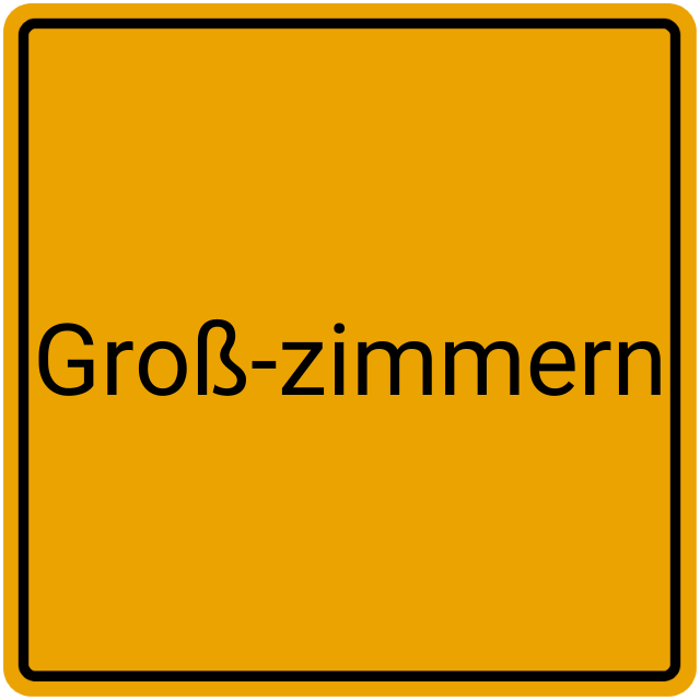 Meldebestätigung Groß-Zimmern