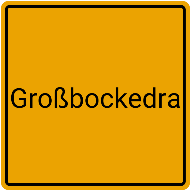 Meldebestätigung Großbockedra