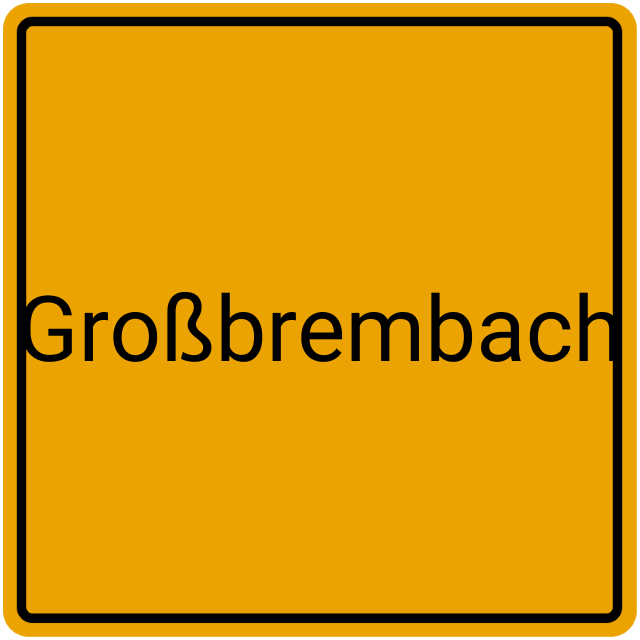 Meldebestätigung Großbrembach