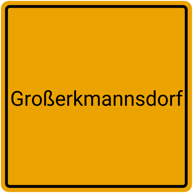 Meldebestätigung Großerkmannsdorf