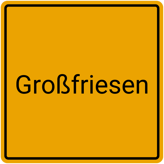 Meldebestätigung Großfriesen