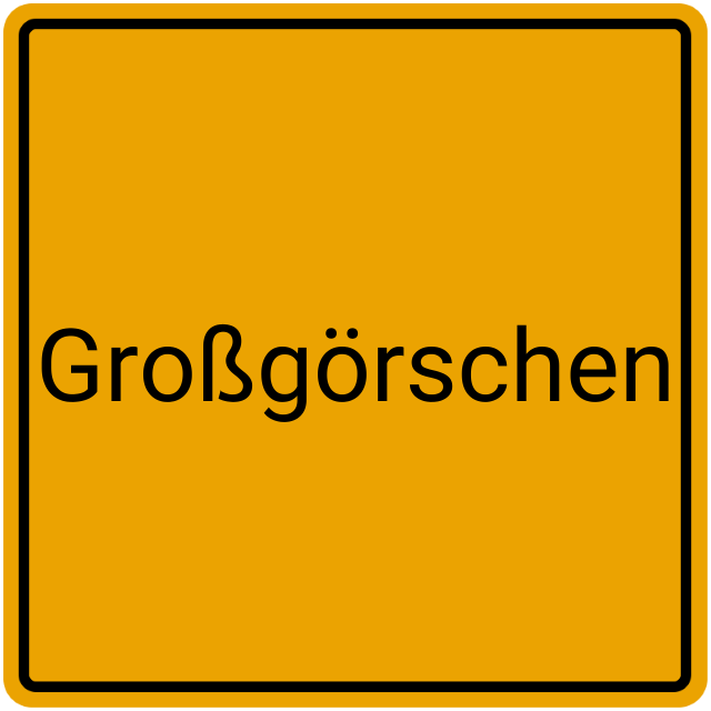 Meldebestätigung Großgörschen