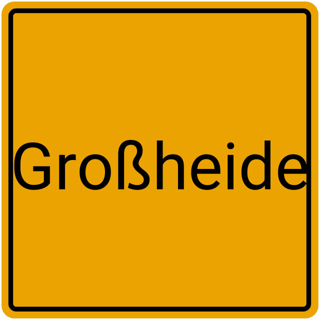 Meldebestätigung Großheide