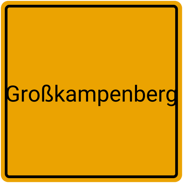 Meldebestätigung Großkampenberg