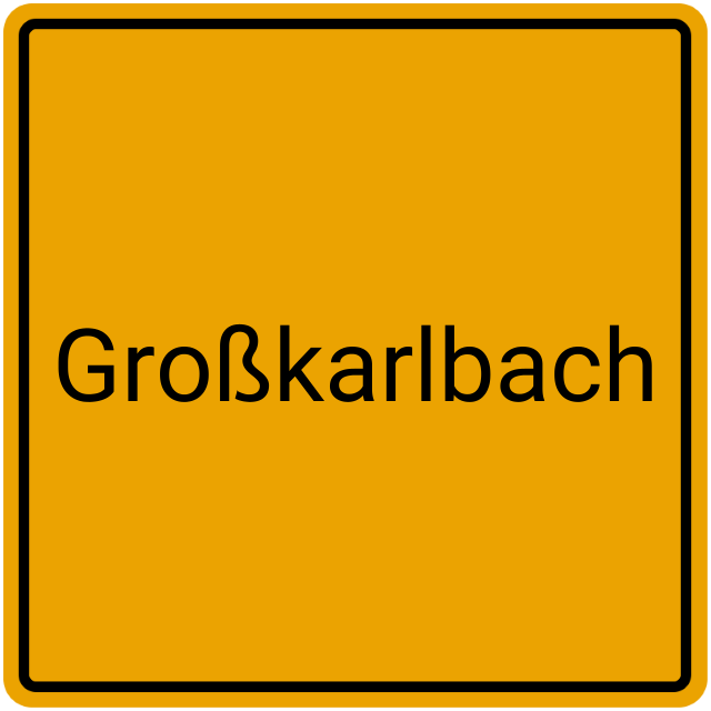 Meldebestätigung Großkarlbach