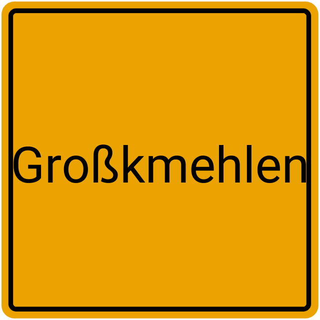 Meldebestätigung Großkmehlen