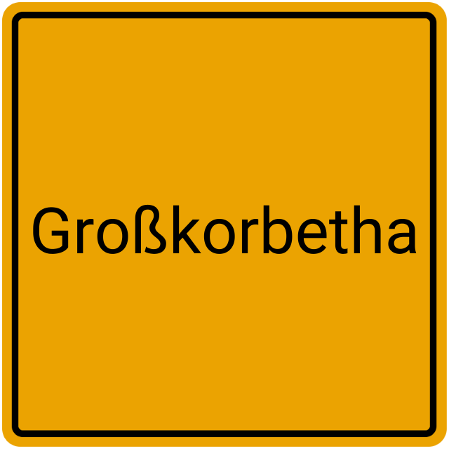 Meldebestätigung Großkorbetha