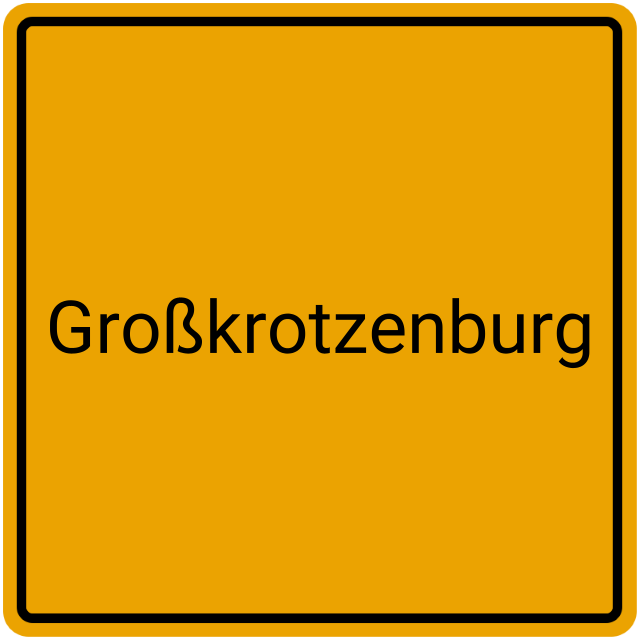 Meldebestätigung Großkrotzenburg