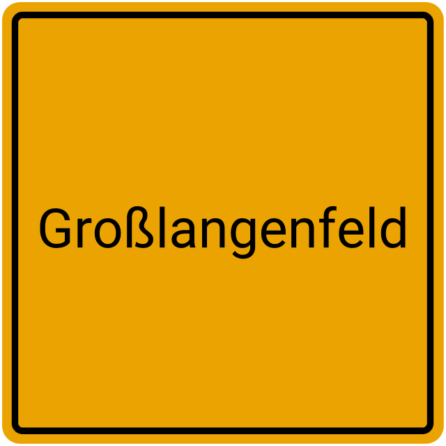 Meldebestätigung Großlangenfeld