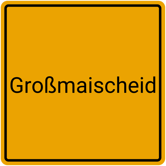 Meldebestätigung Großmaischeid