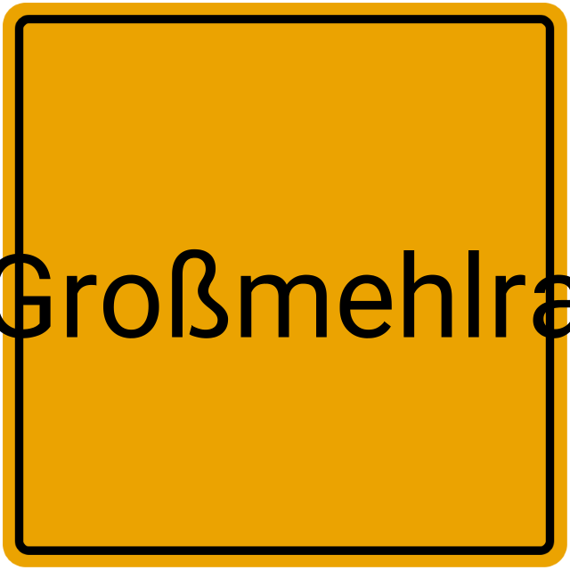 Meldebestätigung Großmehlra