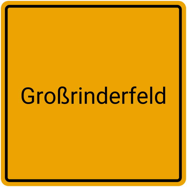 Meldebestätigung Großrinderfeld