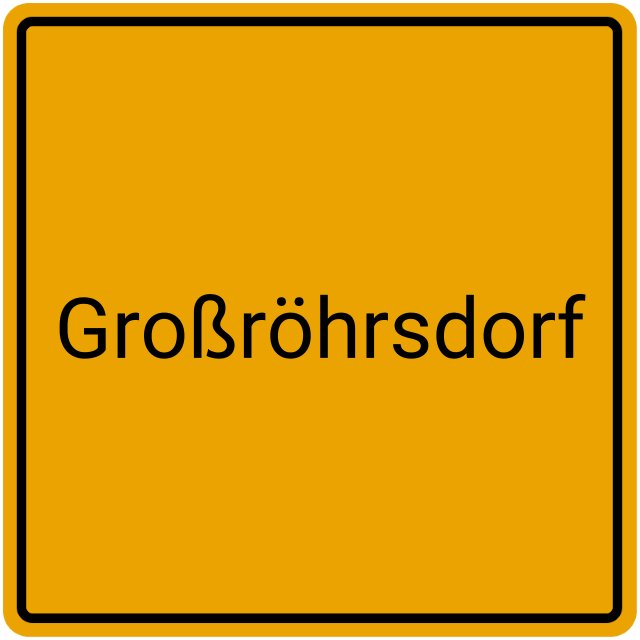 Meldebestätigung Großröhrsdorf