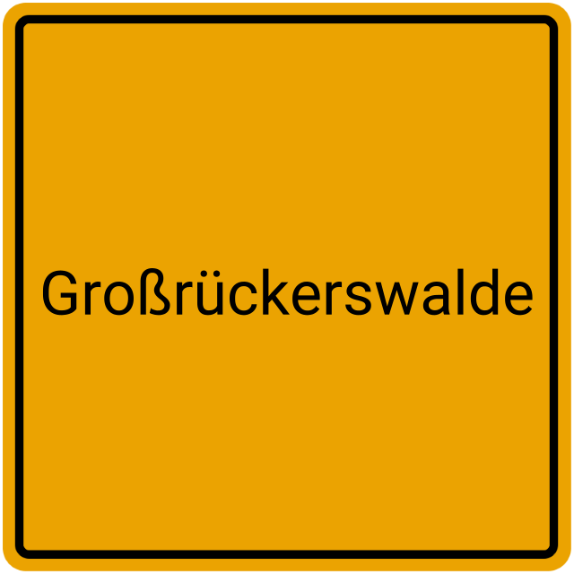 Meldebestätigung Großrückerswalde