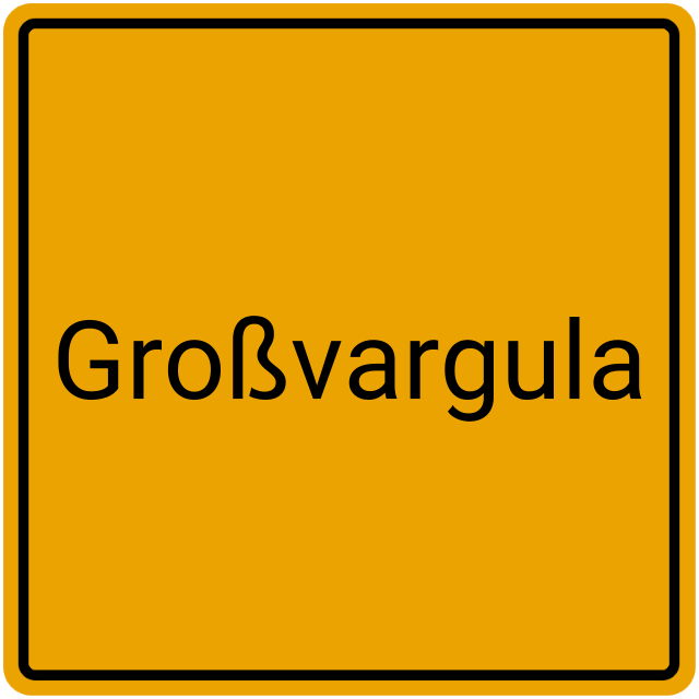 Meldebestätigung Großvargula