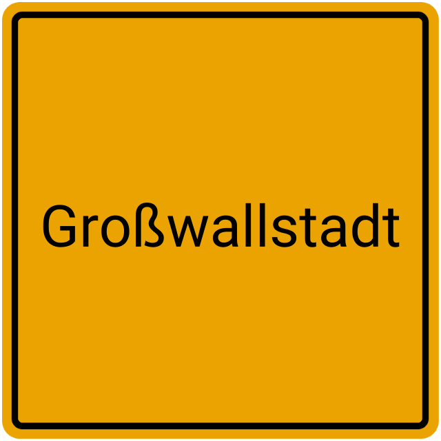 Meldebestätigung Großwallstadt