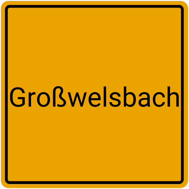 Meldebestätigung Großwelsbach