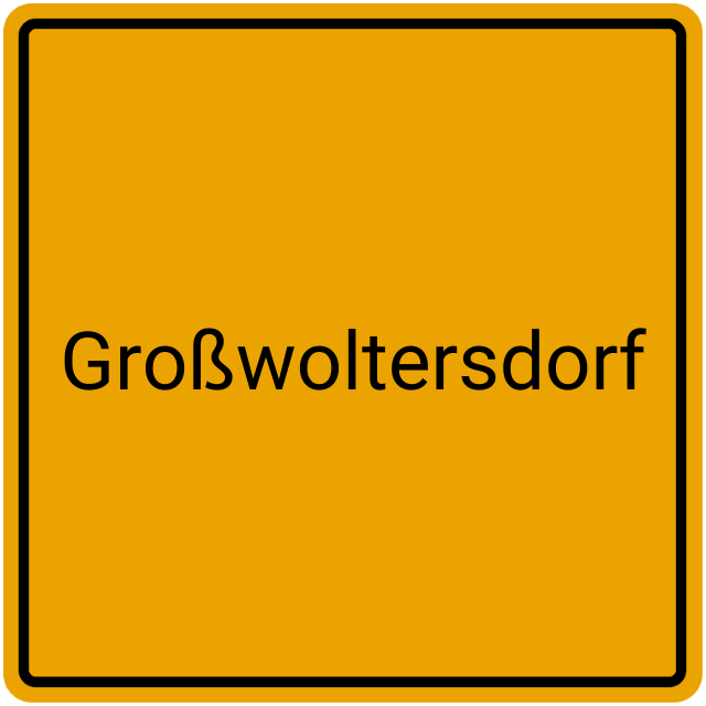 Meldebestätigung Großwoltersdorf