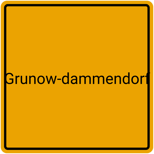 Meldebestätigung Grunow-Dammendorf