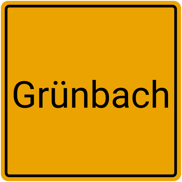 Meldebestätigung Grünbach