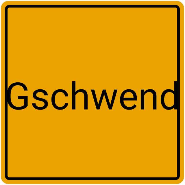 Meldebestätigung Gschwend