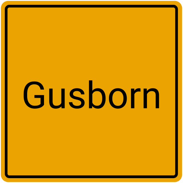 Meldebestätigung Gusborn