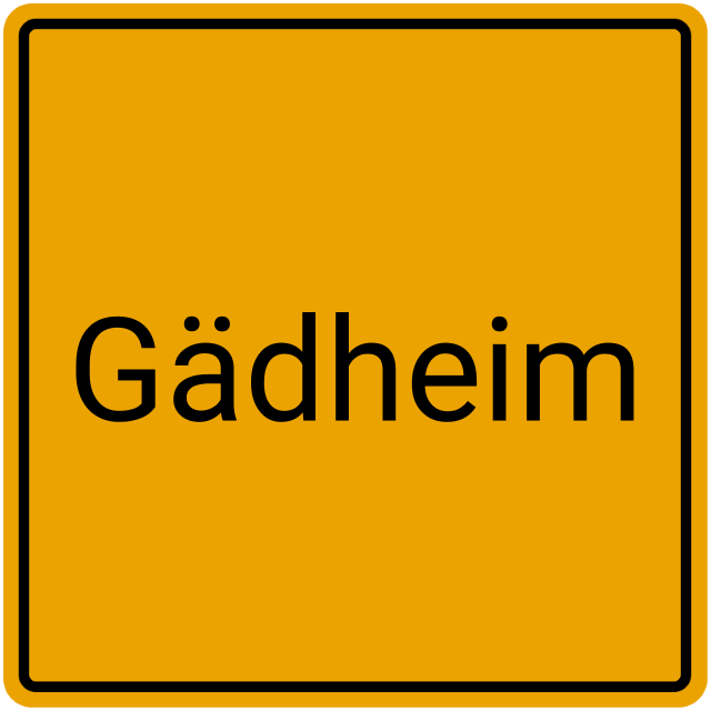 Meldebestätigung Gädheim