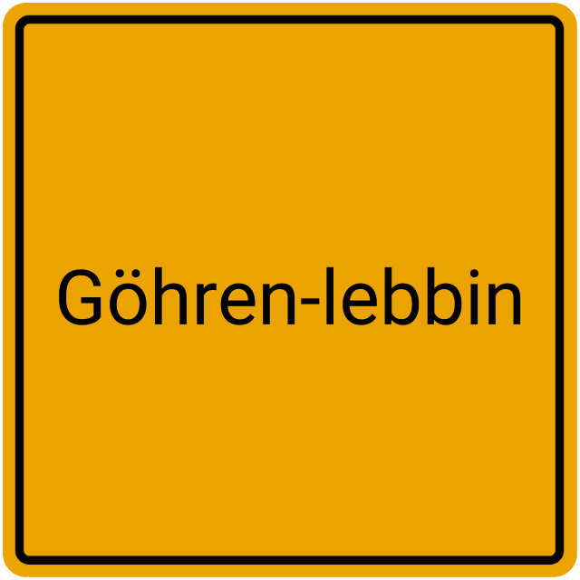 Meldebestätigung Göhren-Lebbin