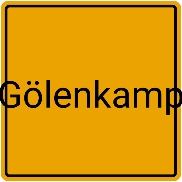 Meldebestätigung Gölenkamp