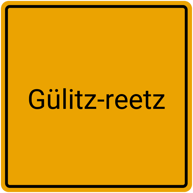 Meldebestätigung Gülitz-Reetz