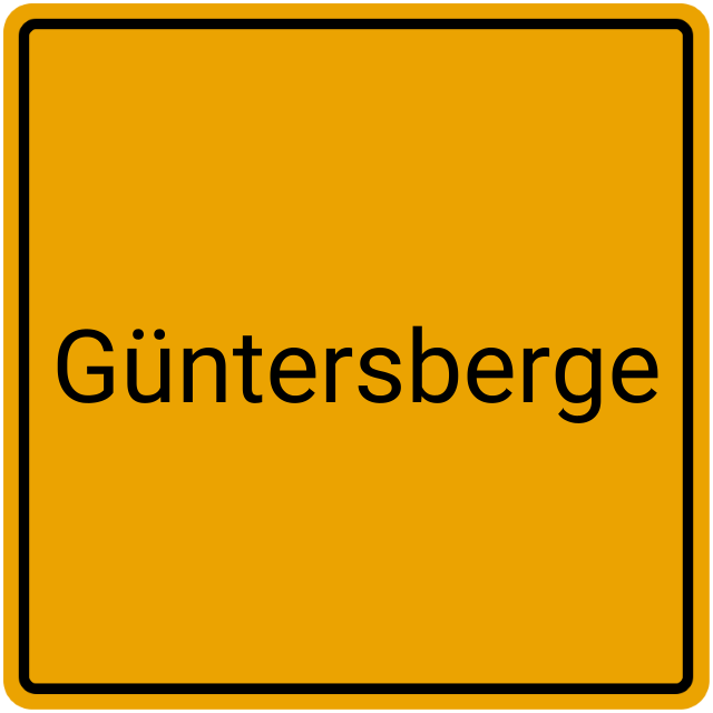 Meldebestätigung Güntersberge