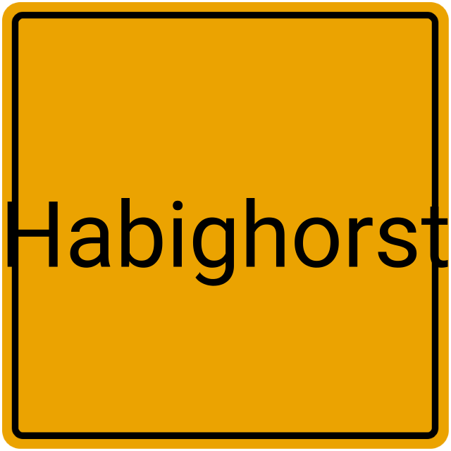 Meldebestätigung Habighorst