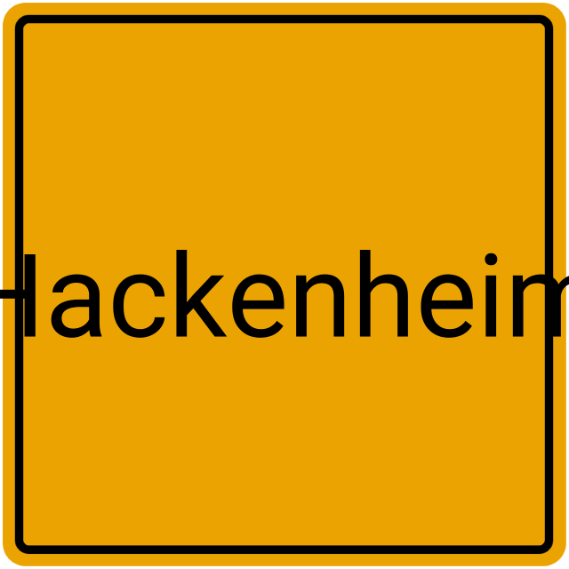 Meldebestätigung Hackenheim