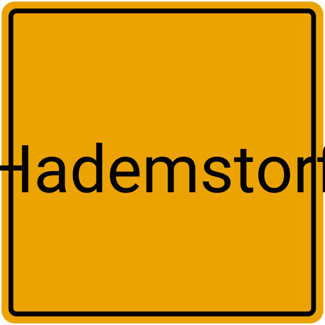 Meldebestätigung Hademstorf