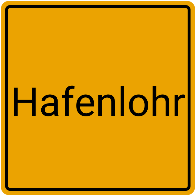 Meldebestätigung Hafenlohr