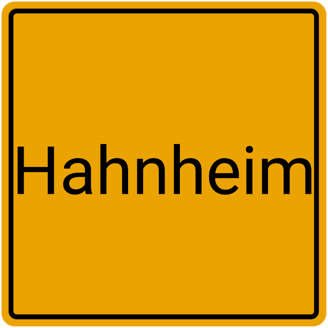 Meldebestätigung Hahnheim