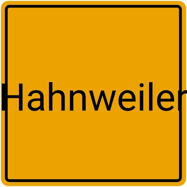 Meldebestätigung Hahnweiler