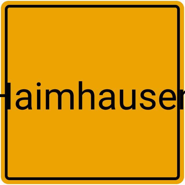 Meldebestätigung Haimhausen