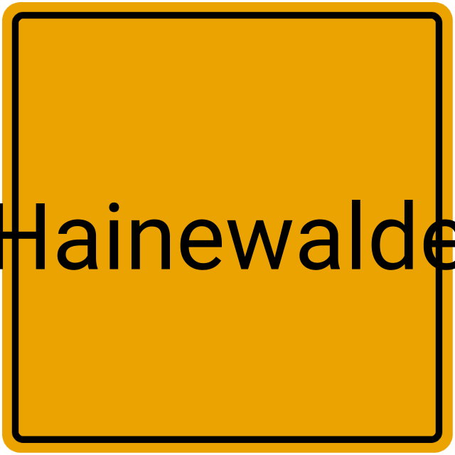 Meldebestätigung Hainewalde