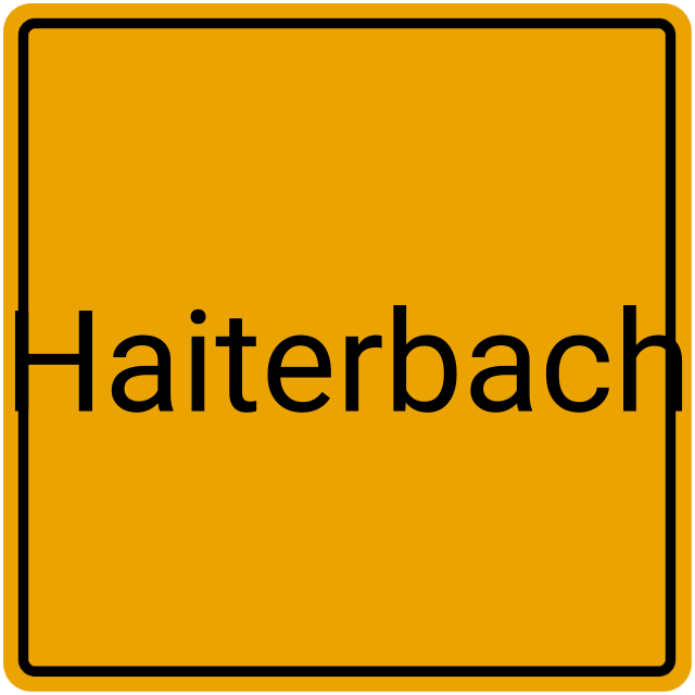 Meldebestätigung Haiterbach