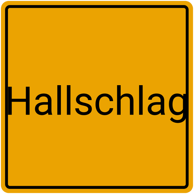 Meldebestätigung Hallschlag