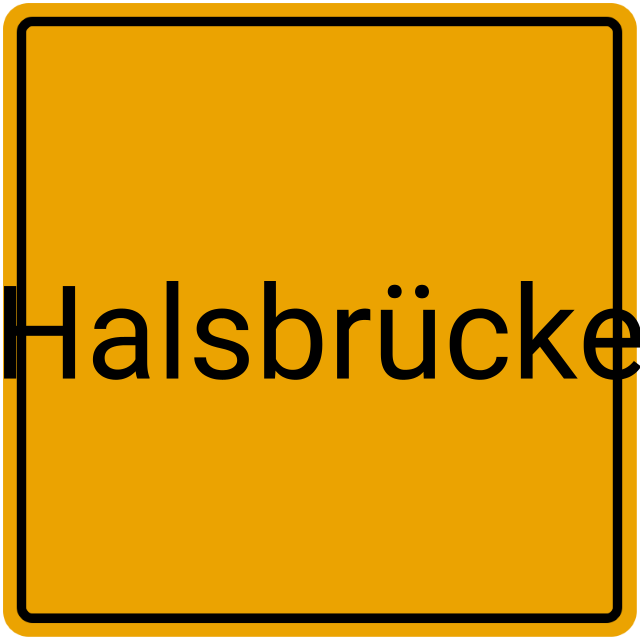 Meldebestätigung Halsbrücke