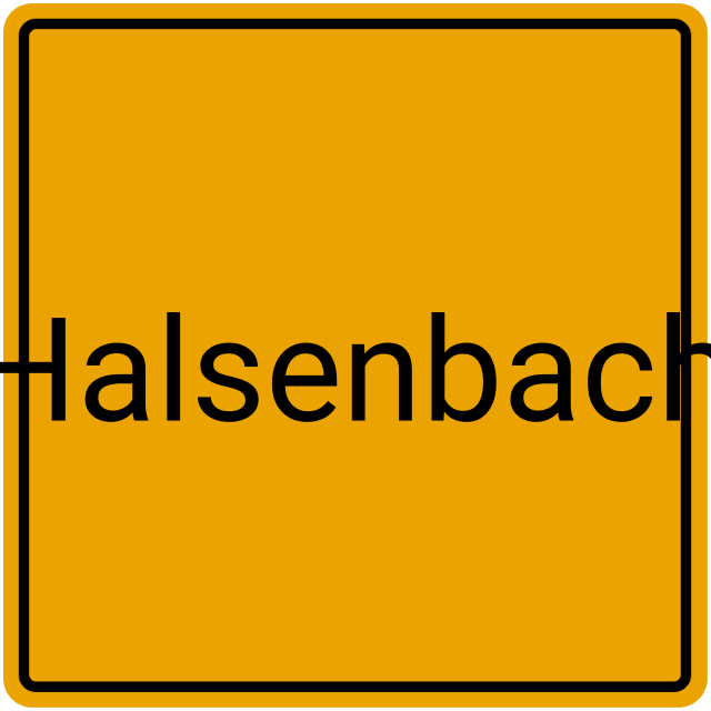 Meldebestätigung Halsenbach
