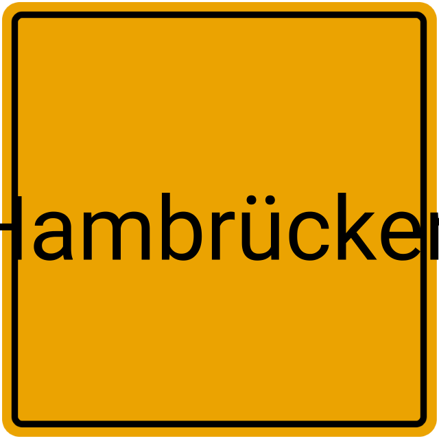 Meldebestätigung Hambrücken