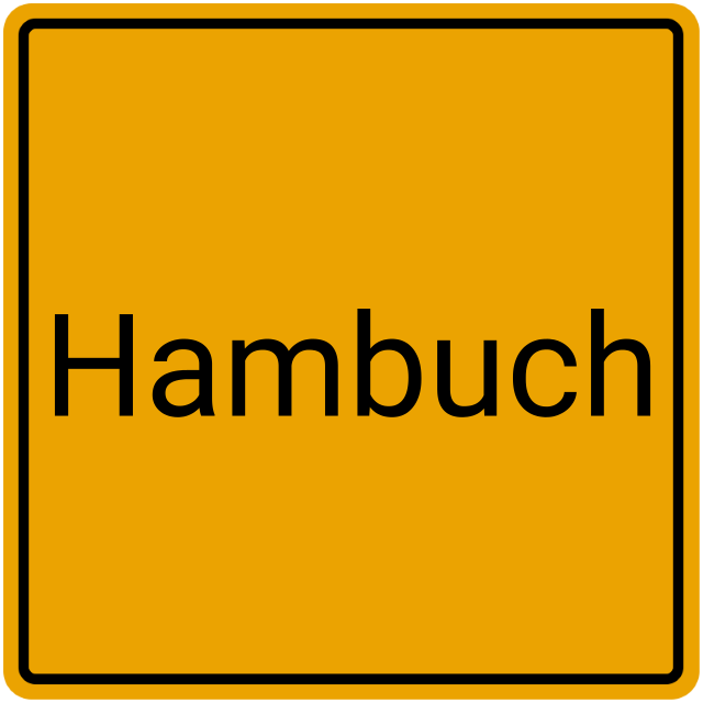 Meldebestätigung Hambuch